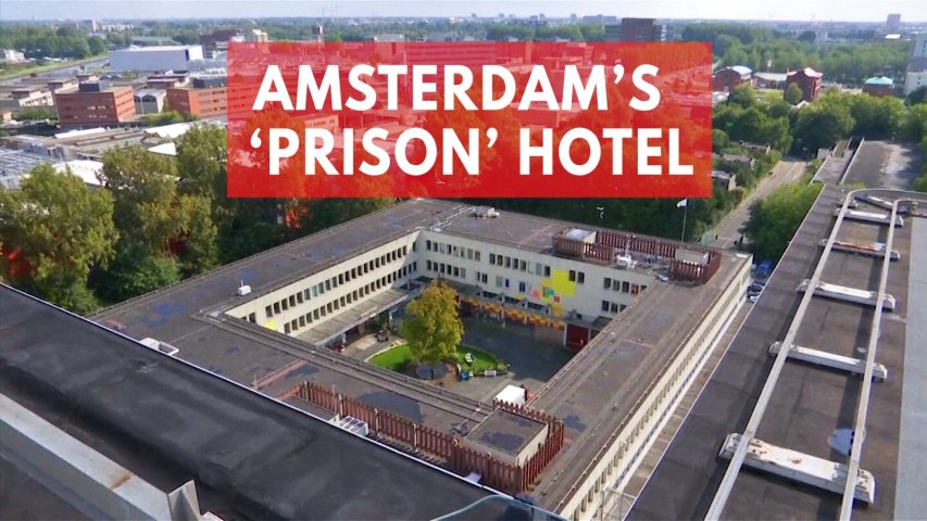Notorious Dutch prison transformed into hotel to house refugees