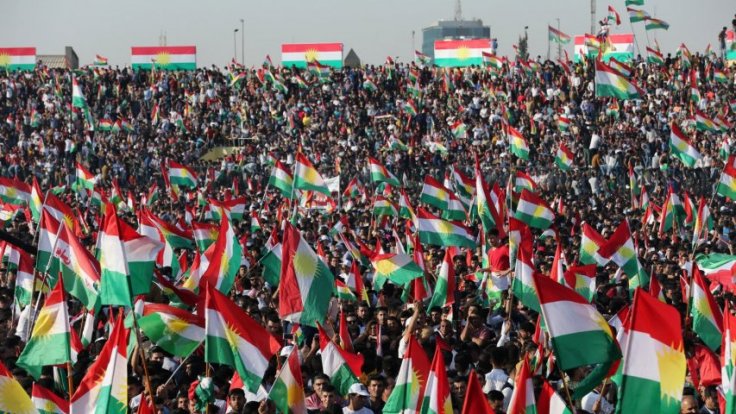 40,000 Kurds hold rally for independence