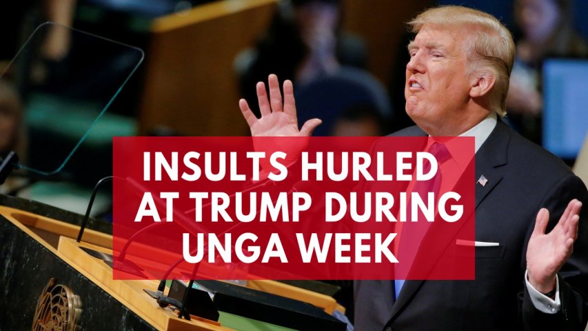Insults hurled at Trump during United Nations General Assembly