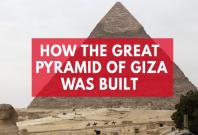 Secret of how Great Pyramid of Giza was built revealed