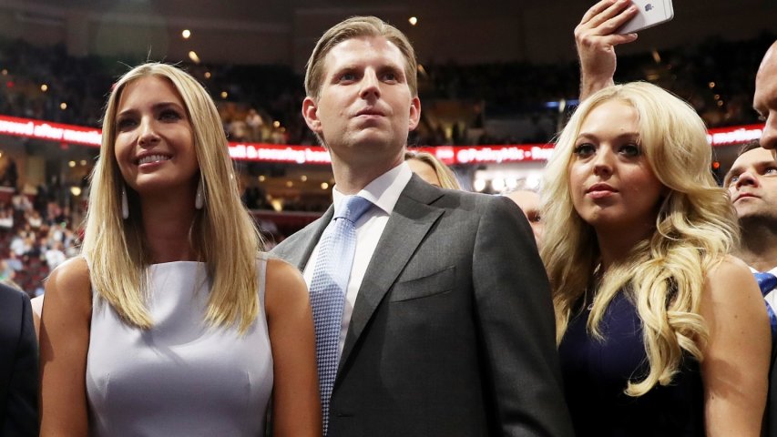 Donald Trump discusses his children bumping off sibling Tiffany rumours