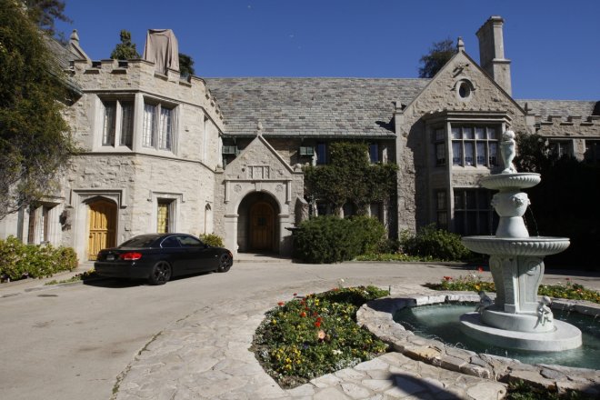 A view of the Playboy Mansion in Los Angeles A view of the Playboy Mansion in Los Angeles