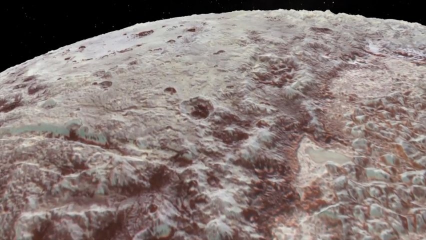 New horizons flyover of Pluto