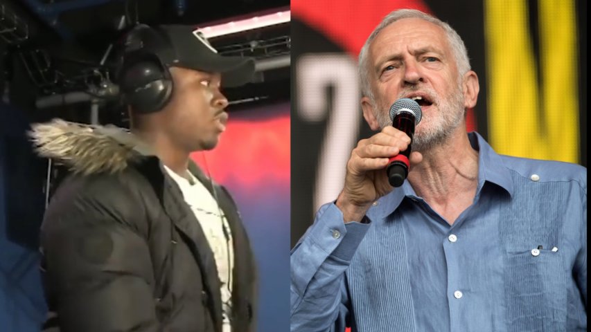 Jeremy Corbyn has a go at Roadman Shaqs Mans Not Hot