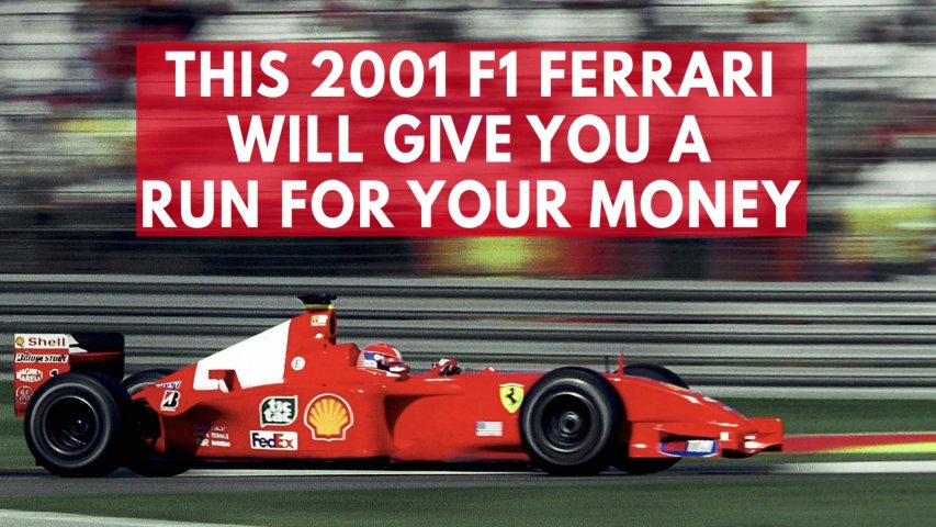 Michael Schumachers 2001 F1 Championship Ferrari will cost you $4 million