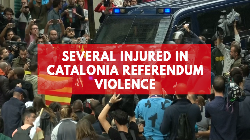 Several Injured In Violence Over Catalonia Referendum