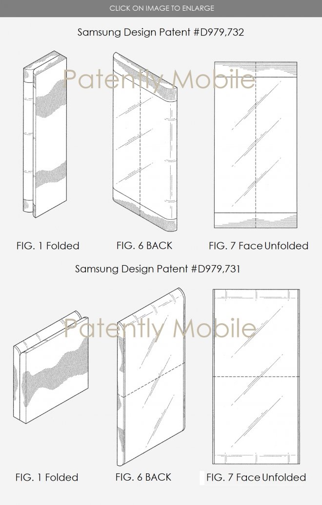 samsung patents foldable smartphone