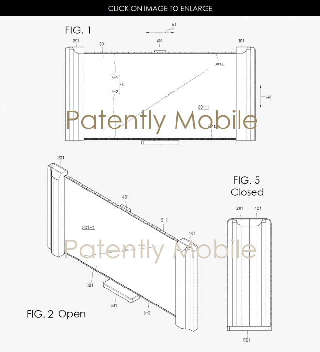 samsung patents scrollable tv or computer