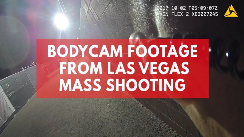 Las Vegas police release first bodycam footage of mass shooting