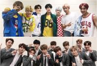 BTS and Wanna One