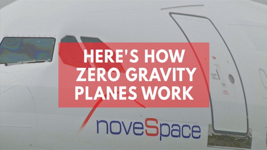 Heres how zero gravity planes work