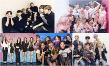 BTS, Wanna One, EXO, TWICE and Red Velvet