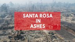 Drone footage shows fire decimated Santa Rosa
