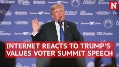 Internet responds hilariously to Trumps address at the annual Values Voter Summit