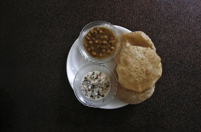 Sara Navqi's favourite Iftar meal of puri-chole, deep fried bread and spicy chickpeas