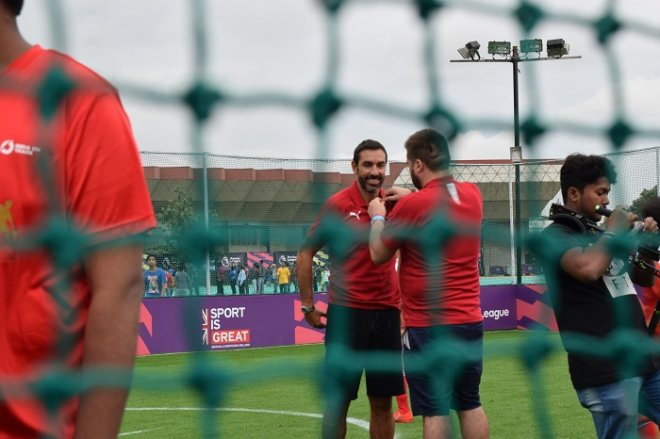 Robert Pires in Bengaluru