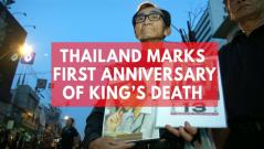 Thailand marks one-year anniversary of late kings death