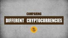 Comparing different cryptocurrencies