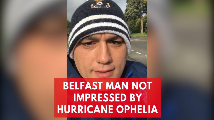 Were becoming like Americans: Man rants about underwhelming effects of Hurricane Ophelia in Ireland