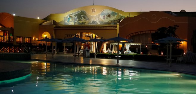 A pool is seen in the Red Sea resort of Hurghada A pool is seen in the Red Sea resort of Hurghada