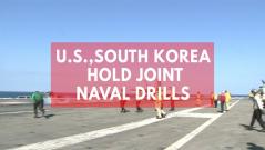 USS Ronald Reagan takes part in joint naval drills with South Korea