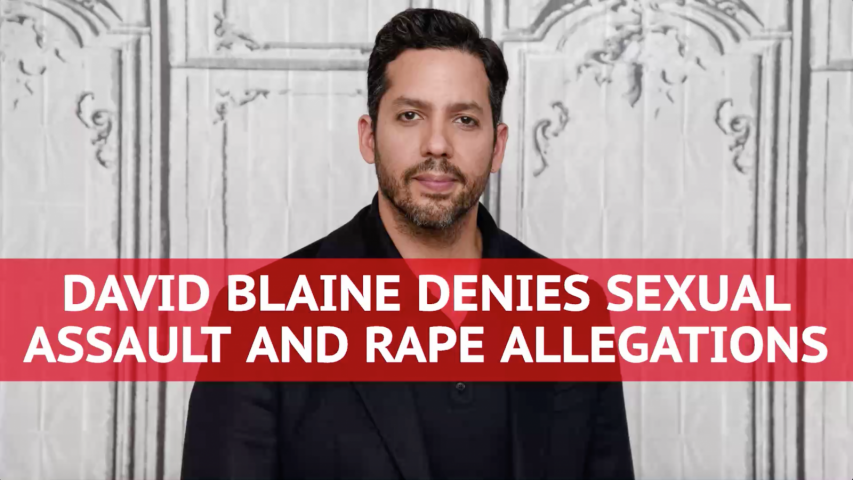 David Blaine denies rape allegation