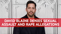 David Blaine denies rape allegation
