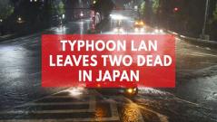 Typhoon Lan kills at least 2 on its way to Tokyo