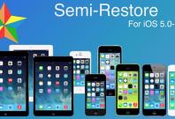 Semi-Restore for iOS 5 - 9.1