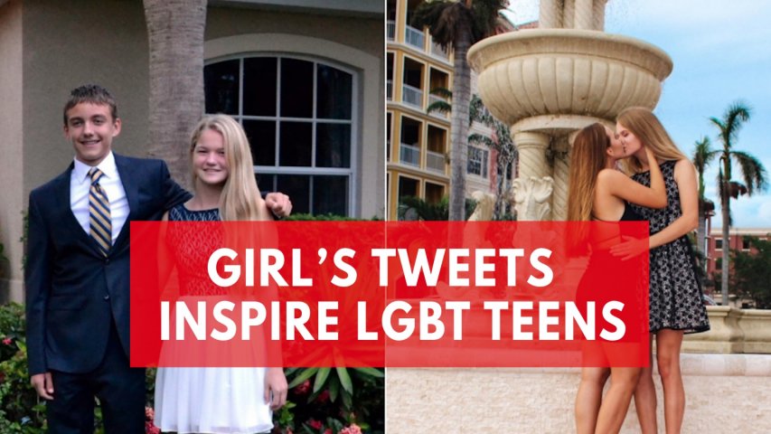 A girls transformation tweets inspire other LGBT teens
