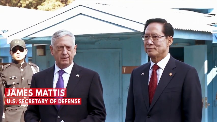 Defense Secretary Mattis at Korean DMZ: Our goal is not war