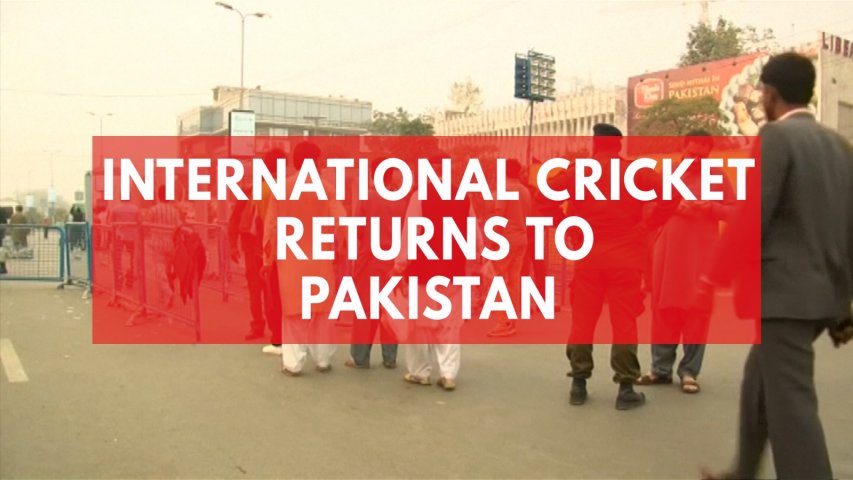 Sri Lanka returns to Pakistan for historic cricket match