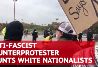 Counter prostester rips white nationalists at Tennessee rally