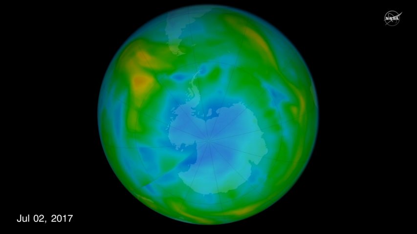 Nasa finds hole over ozone at its smallest since 1988