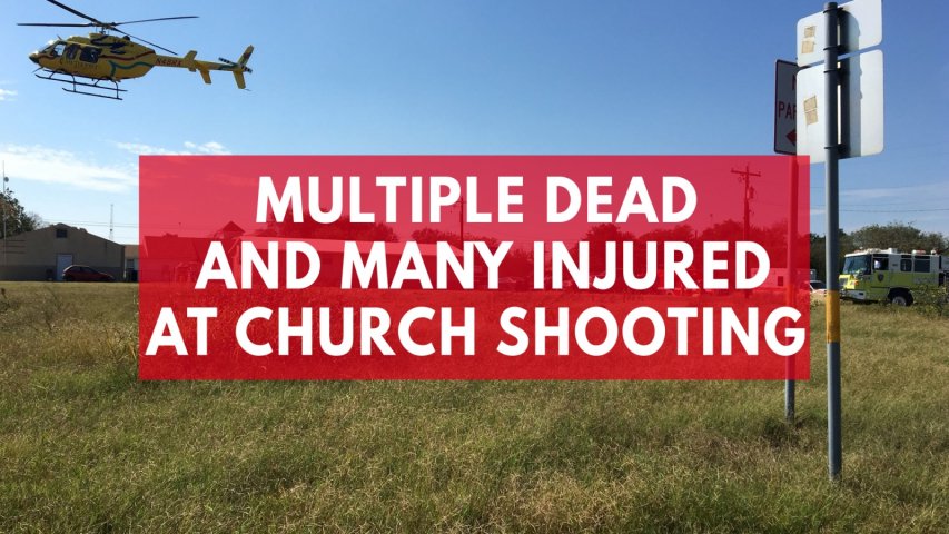 Texas church shooting leaves more than 20 dead