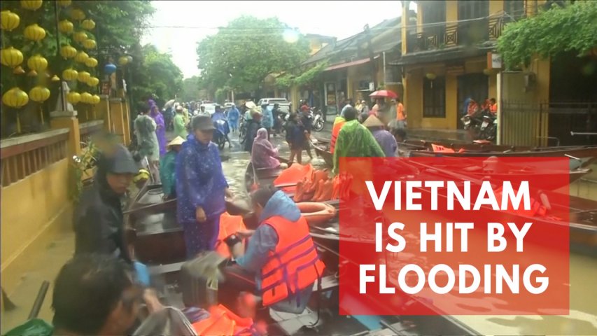 Dozens killed by flooding in Vietnam following powerful typhoon