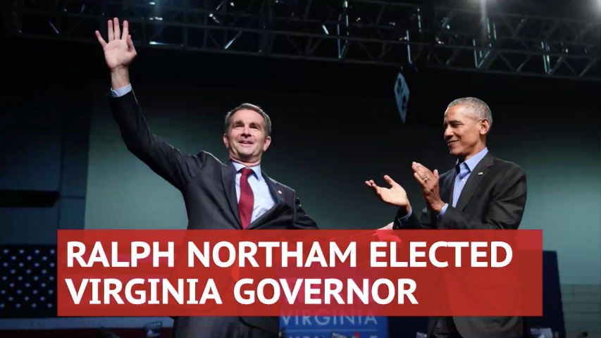Democrat Ralph Northam defeats Ed Gillespie, wins Virginia governorship