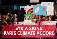 Syria agrees to sign Paris climate accord, further isolating the United States