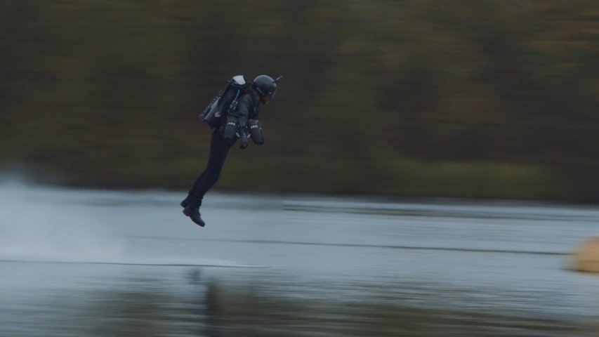 Real life Iron Man claims fastest jet suit speed