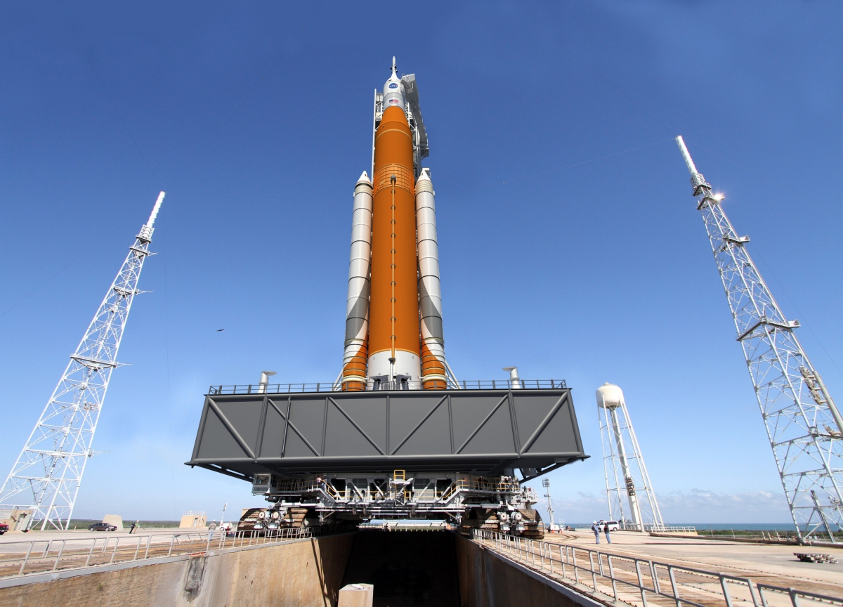 nasa-s-upcoming-big-rocket-sls-won-t-fly-until-2020