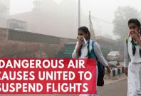 Dangerous air pollution leads United Airlines to suspend flights to New Delhi