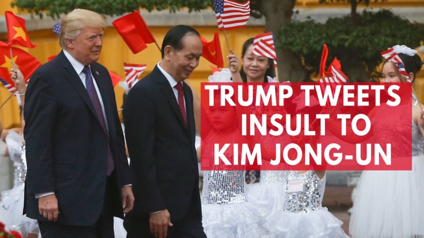 President Trump responds to North Korea with sarcastic insult