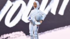 Hijab-wearing Barbie unveiled to honour US Olympian