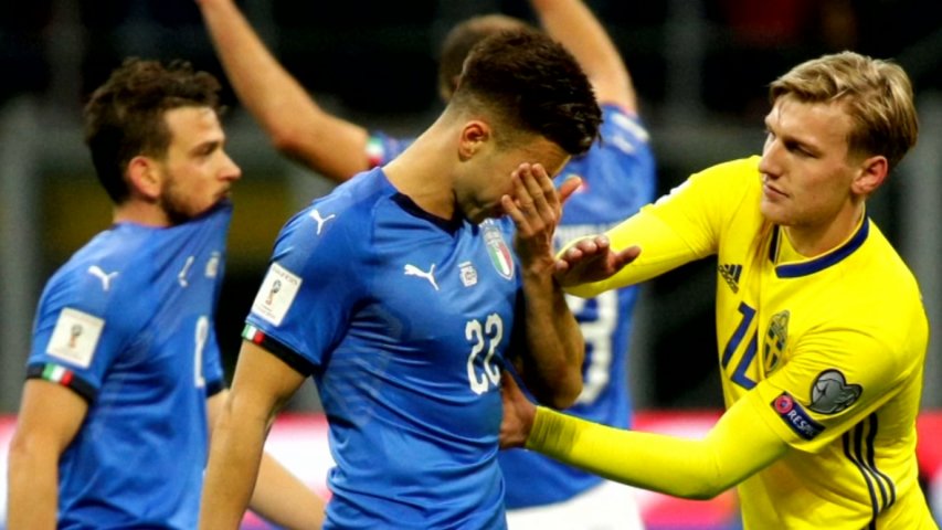 Shock and despair in Milan as Italy fail to reach 2018 World Cup