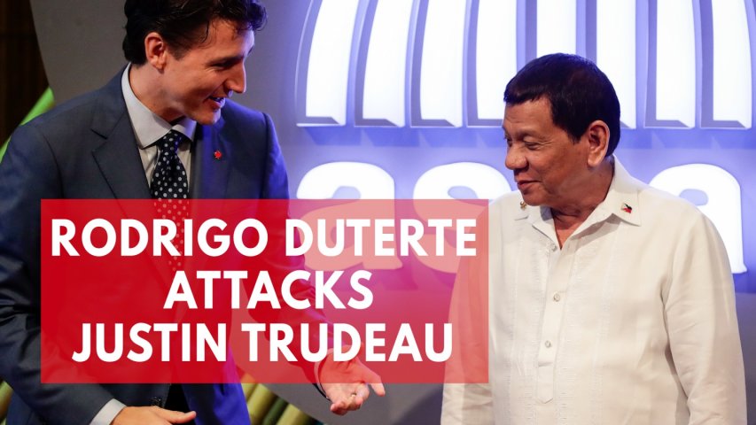 Duterte feels insulted by Justin Trudeaus question on drug-related killings in Philippines