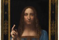 Leonardo da Vinci (1452-1519), Salvator Mundi, painted circa 1500. 25⅞ x 18 in (65.7 x 45.7 cm). Sold for $450,312,500 in the Post-War & Contemporary Art Evening Sale on 15 November 2017 at Christie's in New York