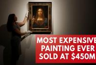 Rediscovered Leonardo da Vinci painting smashes record for any artwork sold at auction