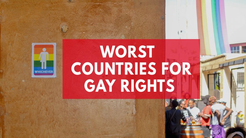 Worst countries for gay rights