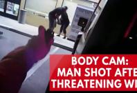 Police body cam footage shows officers shoot man holding wife at gunpoint