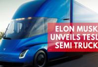 Elon Musk unveils Tesla electric semi truck nicknamed the beast